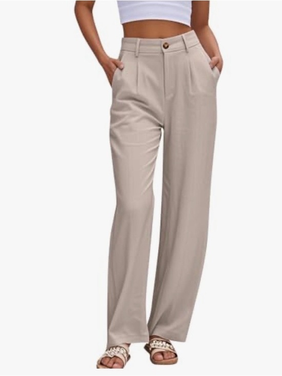 Pants - High-Waist Wide-Leg Women’s Pants